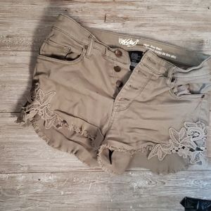 High rise shorts